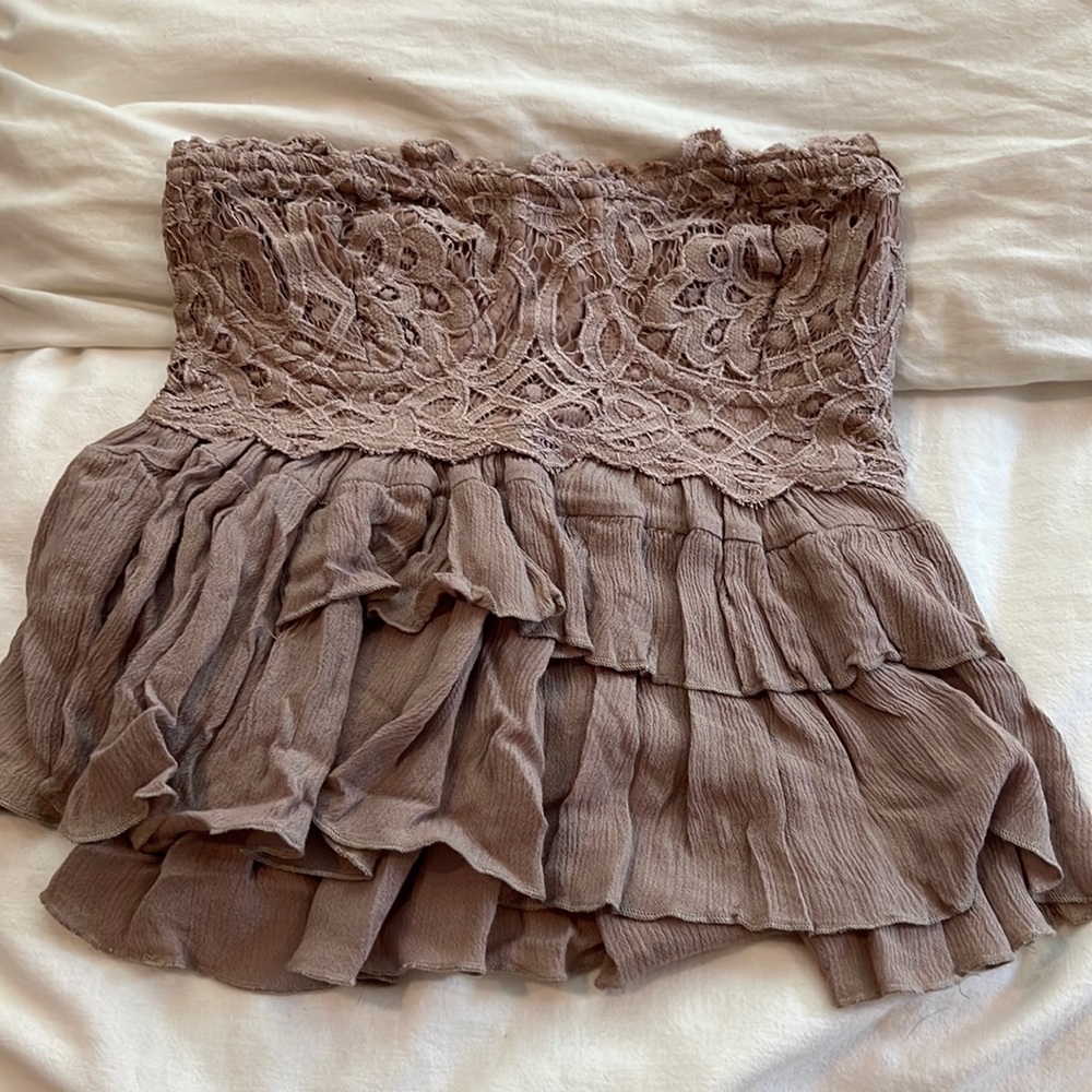 Free people strapless top